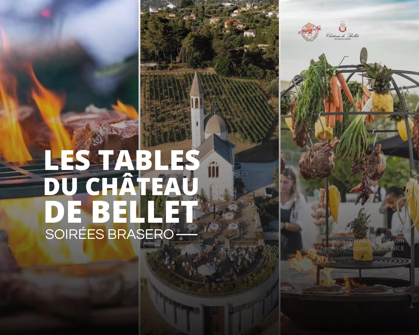 Brasero – Les tables du château de Bellet
